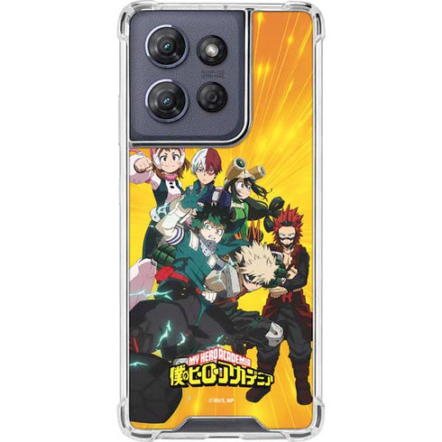 My Hero Academia Deku and Baku Team Season 6 Moto G 5G (2025) Clear Case