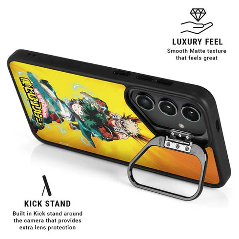 My Hero Academia Deku and Bakugo Season 5 Galaxy S25 FE Kickstand Case