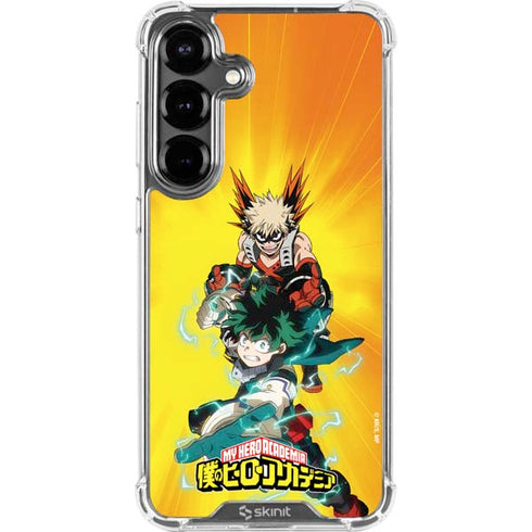 My Hero Academia Deku and Bakugo Season 5 Galaxy S26 Clear Case