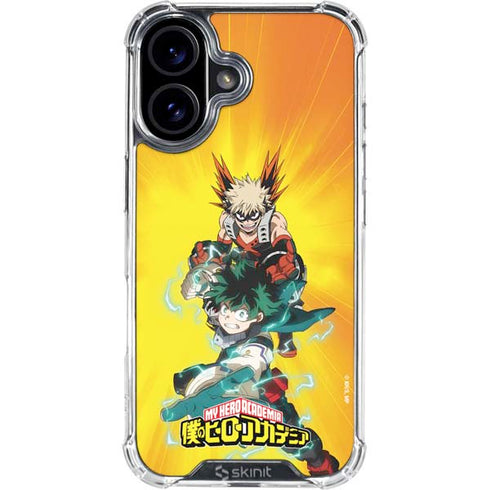 My Hero Academia Deku and Bakugo Season 5 iPhone 17 Clear Case