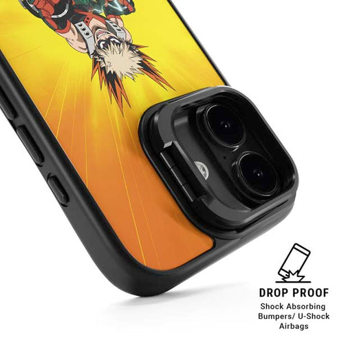 My Hero Academia Deku and Bakugo Season 5 iPhone 17 Kickstand Case