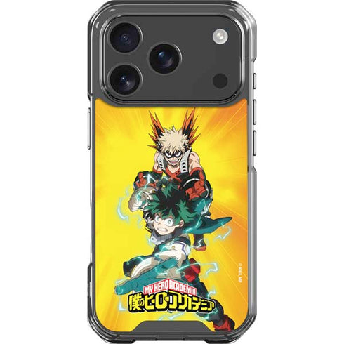 My Hero Academia Deku and Bakugo Season 5 iPhone 17 Pro Clear Case