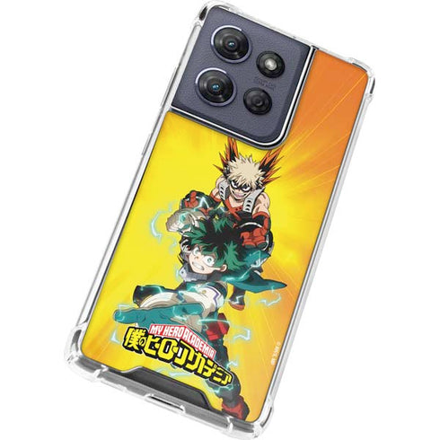 My Hero Academia Deku and Bakugo Season 5 Moto G 5G (2025) Clear Case