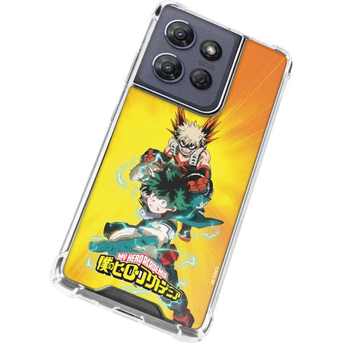 My Hero Academia Deku and Bakugo Season 5 Moto G Power 5G (2025) Clear Case
