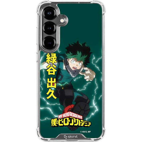 My Hero Academia Deku Season 4 Galaxy S26 Plus Clear Case
