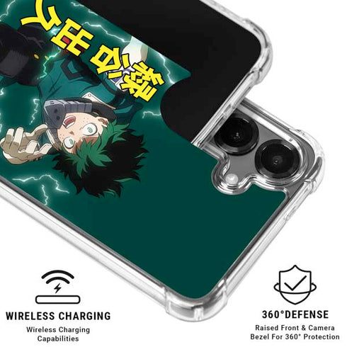 My Hero Academia Deku Season 4 Galaxy S26 Plus Clear Case
