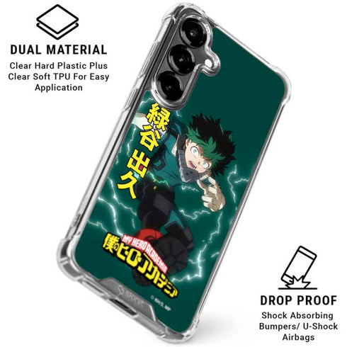 My Hero Academia Deku Season 4 Galaxy S26 Plus Clear Case