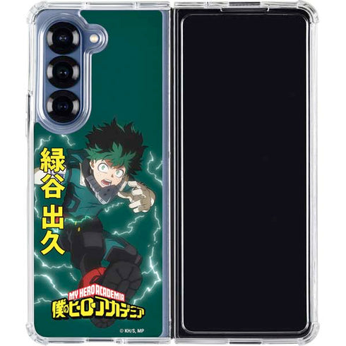 My Hero Academia Deku Season 4 Galaxy Z Fold7 Clear Case