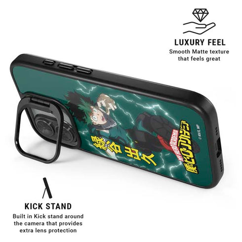 My Hero Academia Deku Season 4 iPhone 17 Kickstand Case