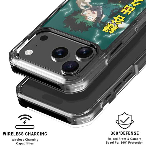 My Hero Academia Deku Season 4 iPhone 17 Pro Clear Case