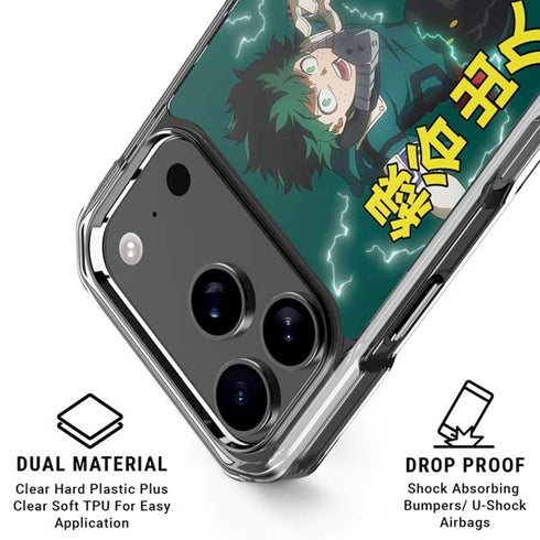 My Hero Academia Deku Season 4 iPhone 17 Pro Clear Case