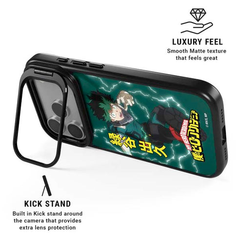 My Hero Academia Deku Season 4 iPhone 17 Pro Max Kickstand Case