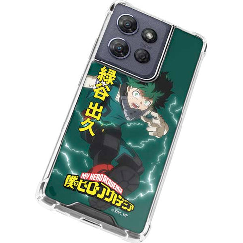 My Hero Academia Deku Season 4 Moto G 5G (2025) Clear Case
