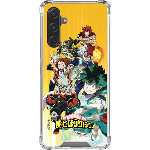 My Hero Academia Deku Squad Season 5 Galaxy A17 Clear Case