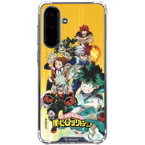 My Hero Academia Deku Squad Season 5 Galaxy A36 5G Clear Case