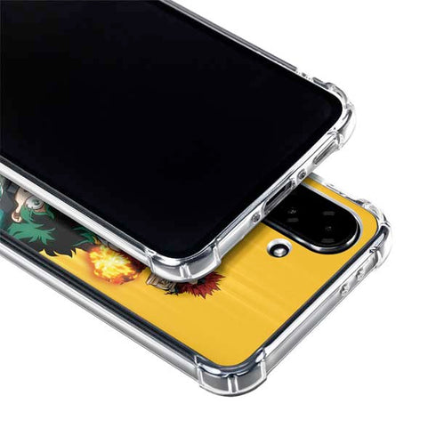 My Hero Academia Deku Squad Season 5 Galaxy A36 5G Clear Case