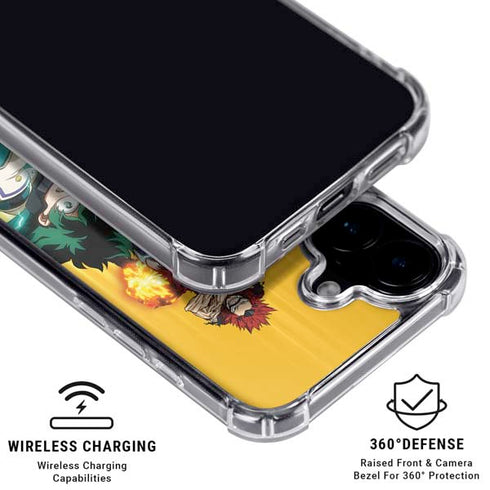 My Hero Academia Deku Squad Season 5 iPhone 17 Clear Case