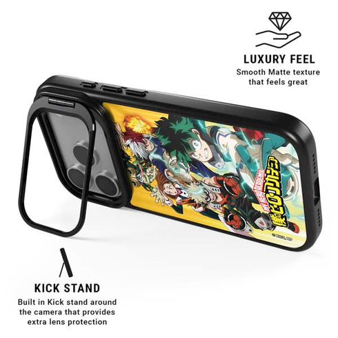 My Hero Academia Deku Squad Season 5 iPhone 17 Pro Kickstand Case