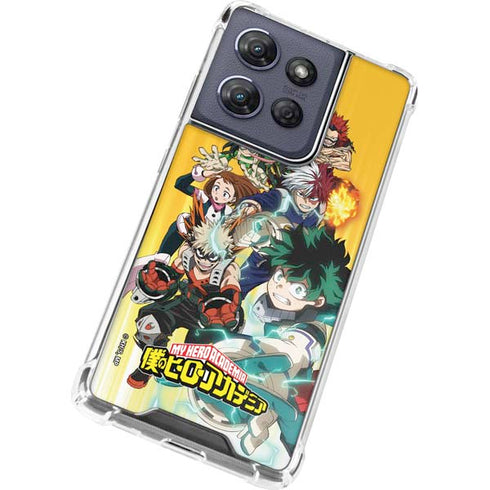 My Hero Academia Deku Squad Season 5 Moto G Play 5G (2025) Clear Case