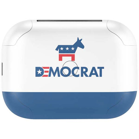 Democrat Blue And Red Amazon Echo Buds Skin