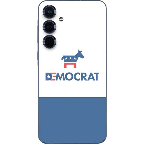 Democrat Blue And Red Galaxy A55 5G Skin