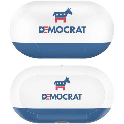 Democrat Blue And Red Galaxy Buds Plus Skin