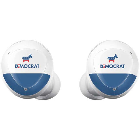Democrat Blue And Red Galaxy Buds Plus Skin