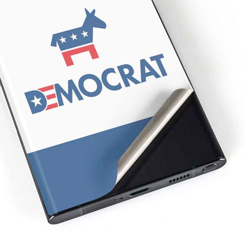 Democrat Blue And Red Galaxy Skins