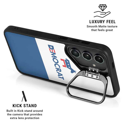 Democrat Blue And Red Galaxy S24 FE Kickstand Case