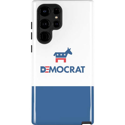Democrat Blue And Red Galaxy Cases