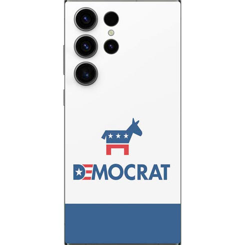 Democrat Blue And Red Galaxy S25 Ultra Skin