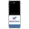 Democrat Blue And Red Galaxy Z Flip6 Clear Case