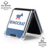 Democrat Blue And Red Galaxy Z Flip6 Clear Case