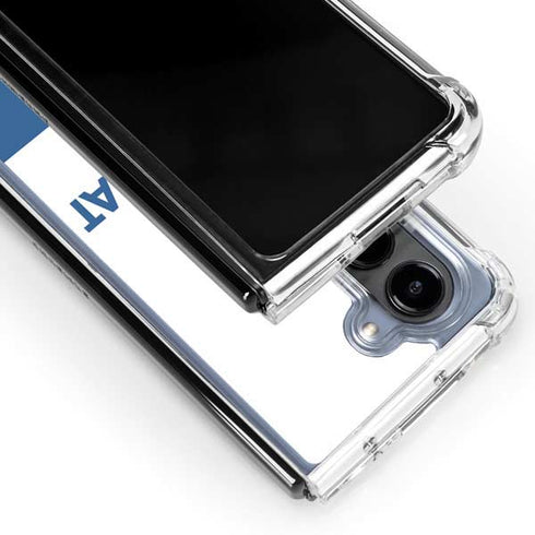 Democrat Blue And Red Galaxy Z Fold5 5G Clear Case