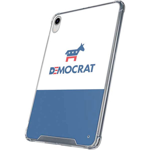 Democrat Blue And Red iPad 11th Gen (2025) Clear Case