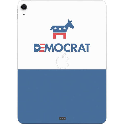Democrat Blue And Red Apple iPad Air Skin