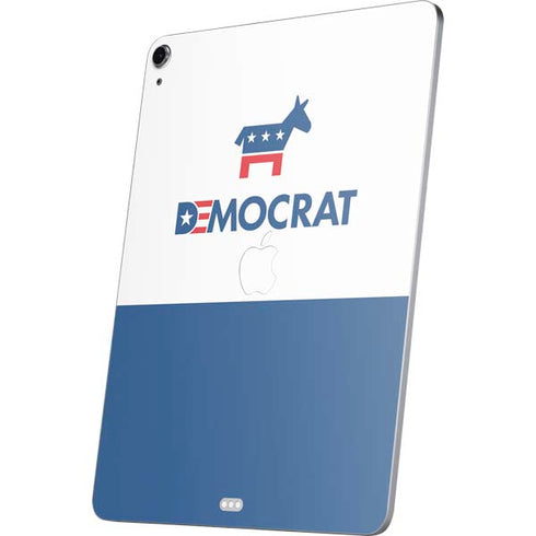 Democrat Blue And Red Apple iPad Air Skin