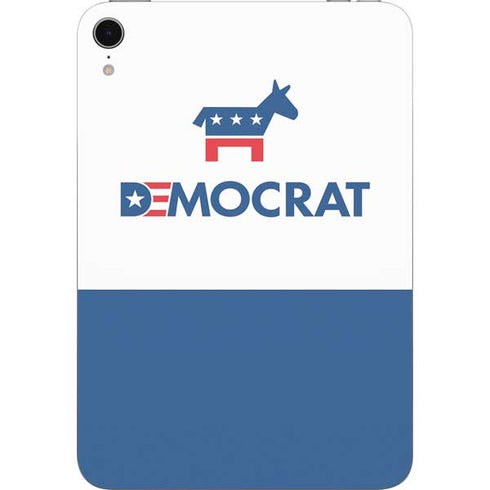 Democrat Blue And Red Apple iPad Mini Skin