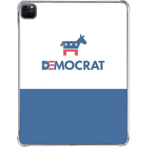 Democrat Blue And Red iPad Pro 11in (2024) Clear Case