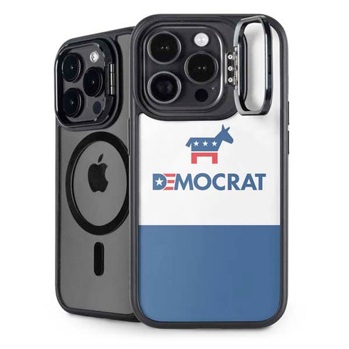 Democrat Blue And Red iPhone 15 Pro Kickstand Case