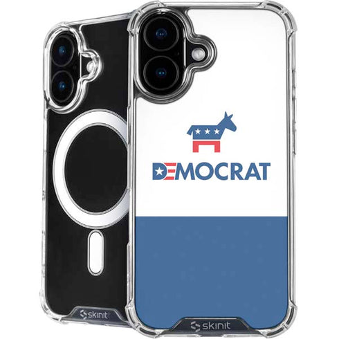 Democrat Blue And Red iPhone 16 MagSafe Case
