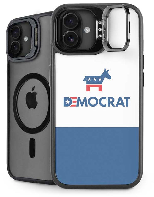 Democrat Blue And Red iPhone 16 Plus Kickstand Case