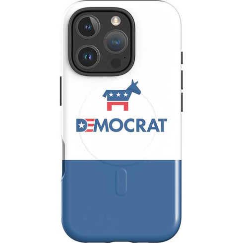 Democrat Blue And Red iPhone 16 Pro Magsafe Impact Case