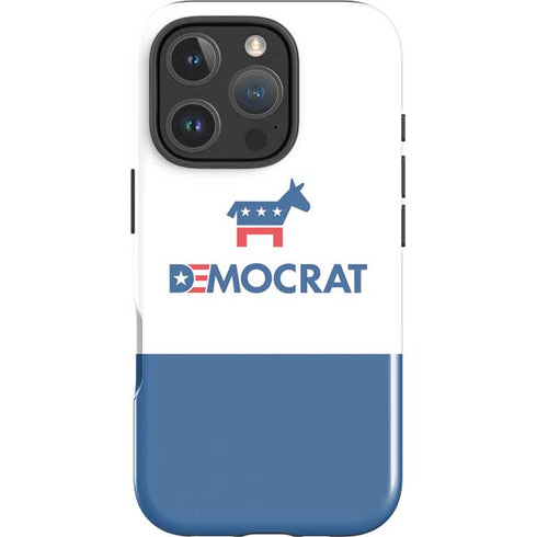 Democrat Blue And Red iPhone 16 Pro Max Impact Case