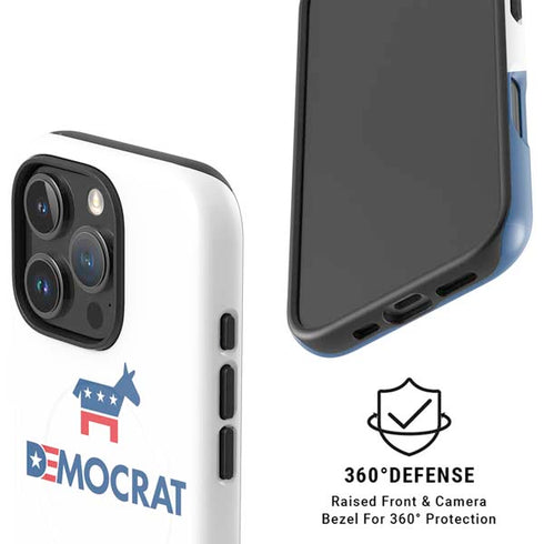 Democrat Blue And Red iPhone 16 Pro Max Magsafe Impact Case