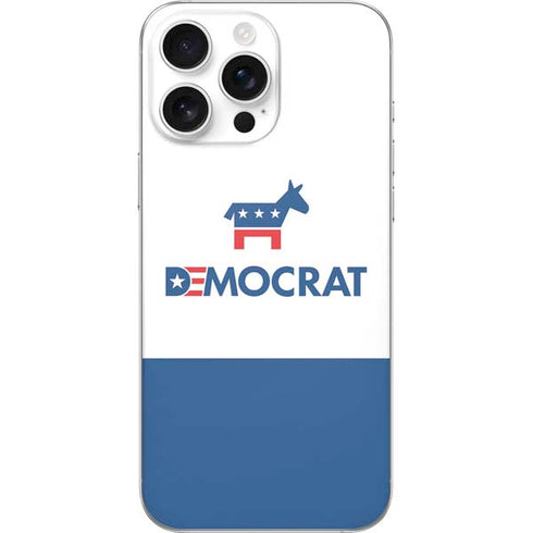Democrat Blue And Red iPhone 16 Pro Max Skin