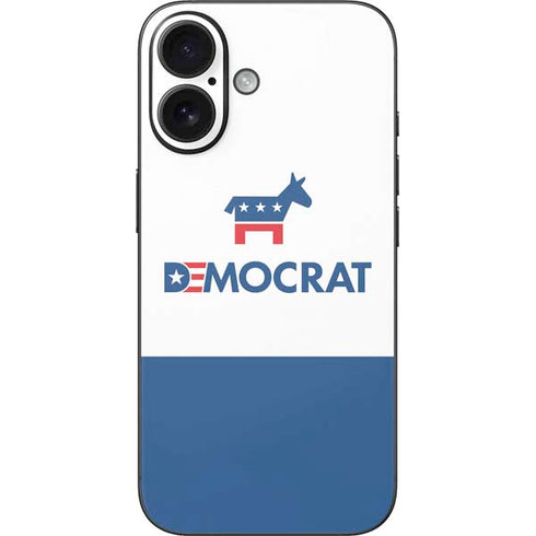 Democrat Blue And Red iPhone 16 Skin