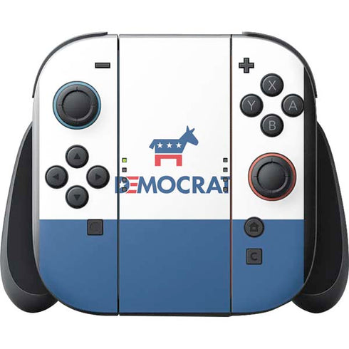 Democrat Blue And Red Nintendo Switch 2 (2025) with Joy-Con Skin
