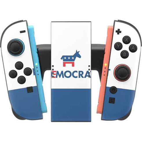 Democrat Blue And Red Nintendo Switch 2 (2025) Joy-Con Controller Skin