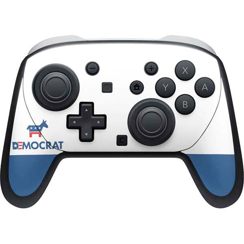 Democrat Blue And Red Nintendo Switch 2 (2025) Pro Controller Skin
